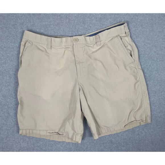 Men's Columbia Sports‎ Company Lightweight Chino Shorts Size 40 Khaki Brown - Picture 1 of 6
